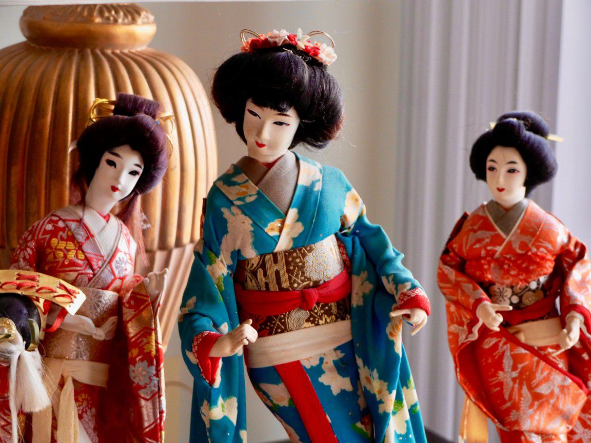 Asian Decorative Dolls (Three)