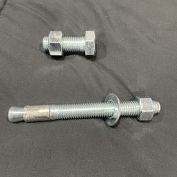 Concrete, Screws With Nut