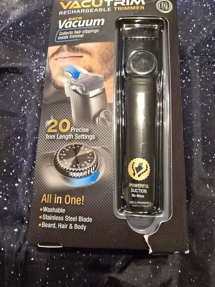 Beard Trimmer w/ Vacuum 