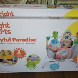 Playful Paradise Portable Compact Baby Swing