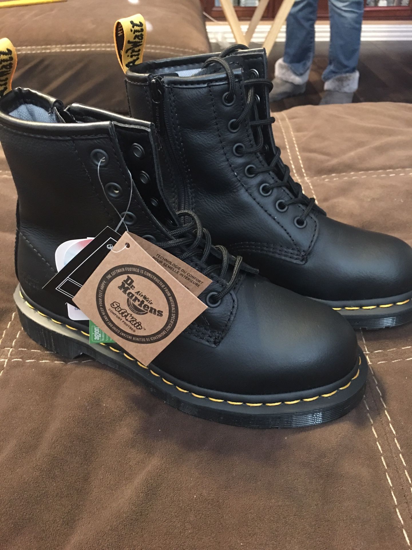 Dr. Martens Steel Toe Safety Boots-Womens Size 6