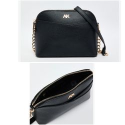 Anne Klein Dome Crossbody Bag Black NWOT