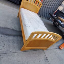 Twin Bed Open Box With Mattress Memory Foam