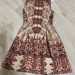 Brown Dress, Size M, Stretchable $12