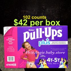 Pull Ups Size 4-5T Girls 