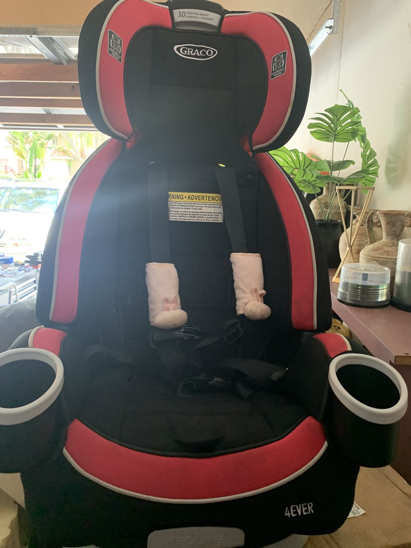 Graco 4 Ever Girls Toddler Car Seat Pink/Black