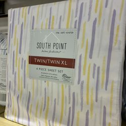 South Point Home Fashions Twin/Twin XL 4 Piece Sheet Set