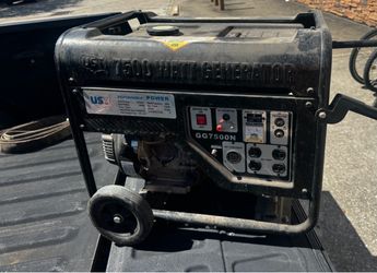 Generator for sale 7500 watts