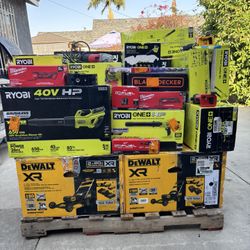 TOOL PALLET RYOBI/Milwaukee/Dewalt MORE