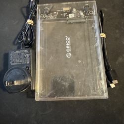 ORICO External Hard Disk Drive Enclosure Transparent