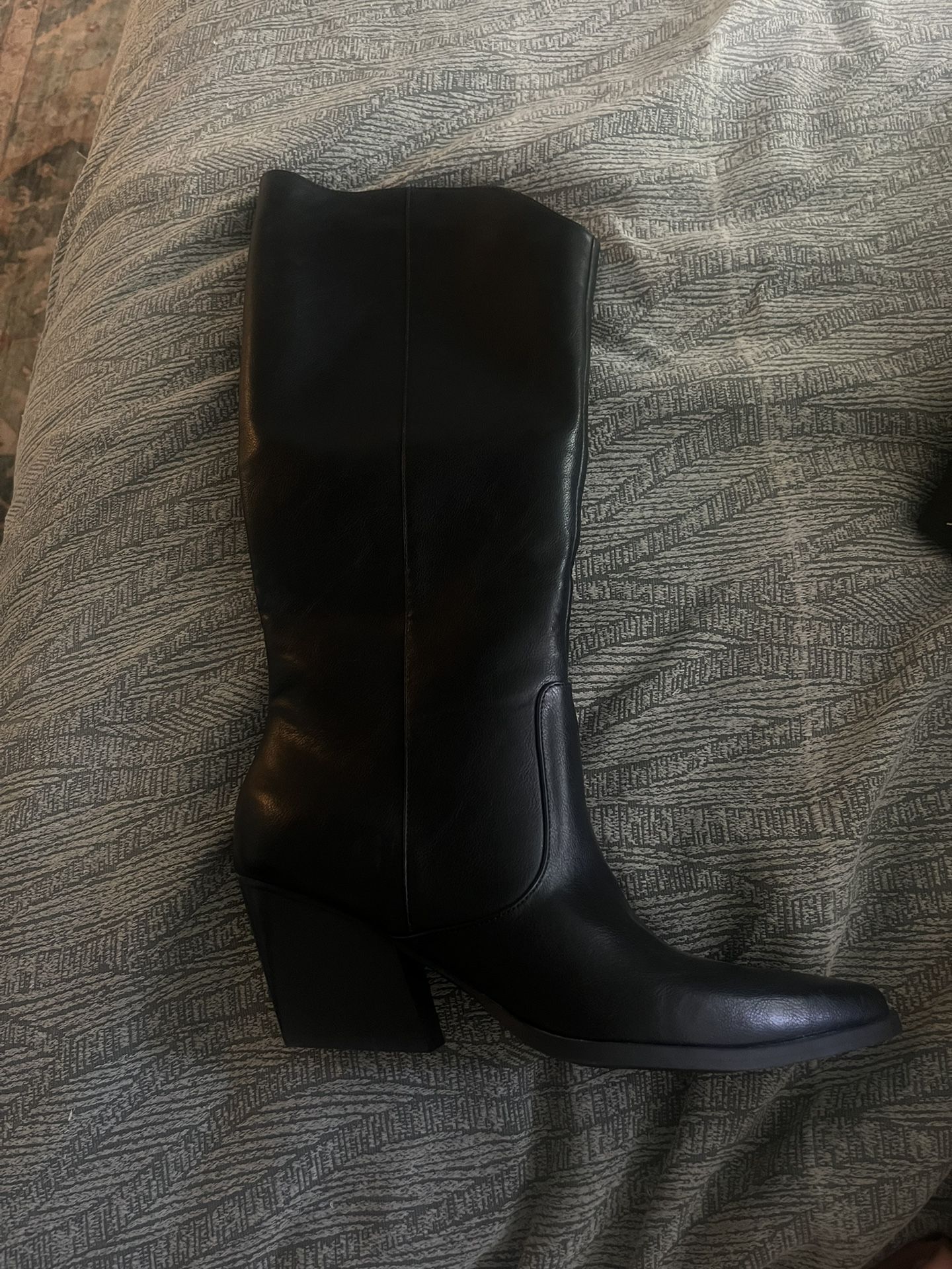 Dolce Vita Black Boot Heels