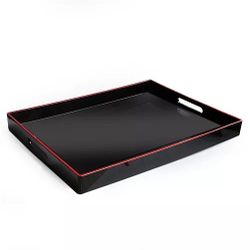 AMERICAN ATELIER Angular Tray with Handles, 14" x 19" Polypropylene