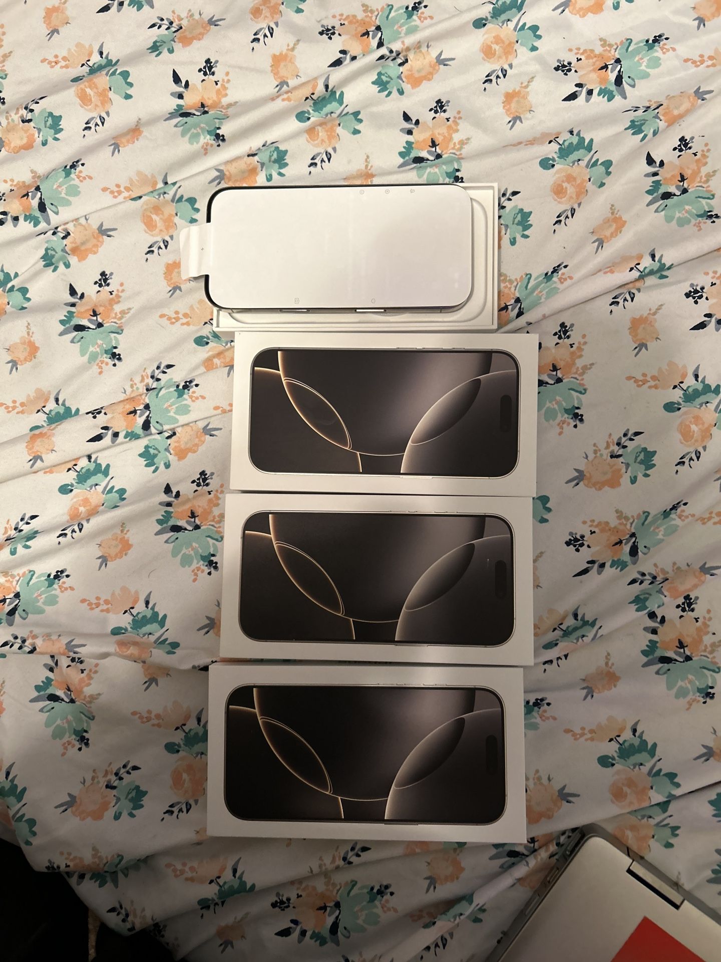 Four IPHONE 16 Pro Locked BRAND NEW IN BOX $650 Each