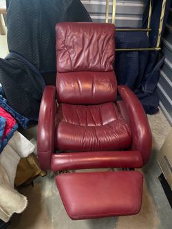 Red Leather Recliner