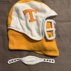 NCAA Tennessee Volunteers Fleece Fan Helmet Hat Football Excalibur Size Large