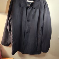Claiborne Sued Jacket For Men Medium