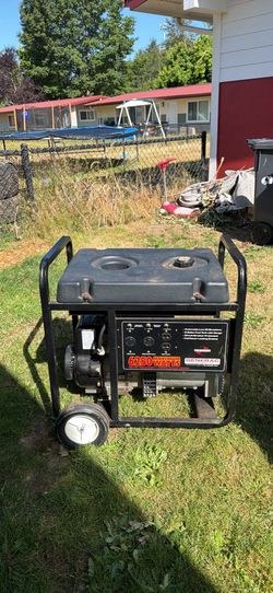 6250 watts gas generator