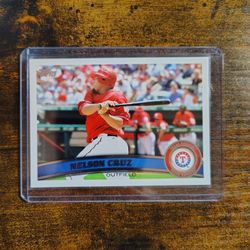 NELSON CRUZ BASEBALL CARD COLLECTION!!