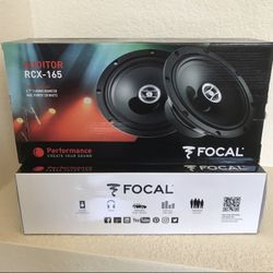 Focal 6.5 Inch Speakers Auditor Series Rcx-165 Brand New 140 A Pair 