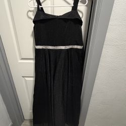 Black Flower Girl Dress