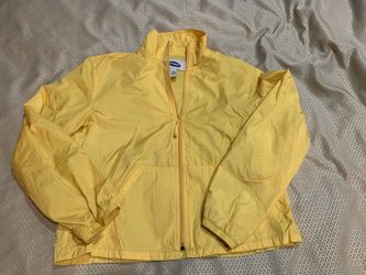 Women’s size small windbreaker jacket yellow Old Navy