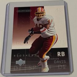 2002 Upper Deck Ovation Stephen Davis #90 Washington Redskins