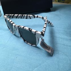 Black And White Sunglasses Saint Laurent Paris 