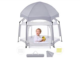Portable pop-up playpen