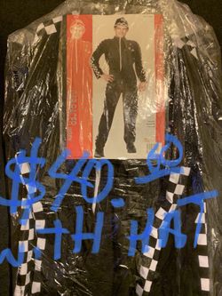 Brand new race car driver outfit with hat for Halloween