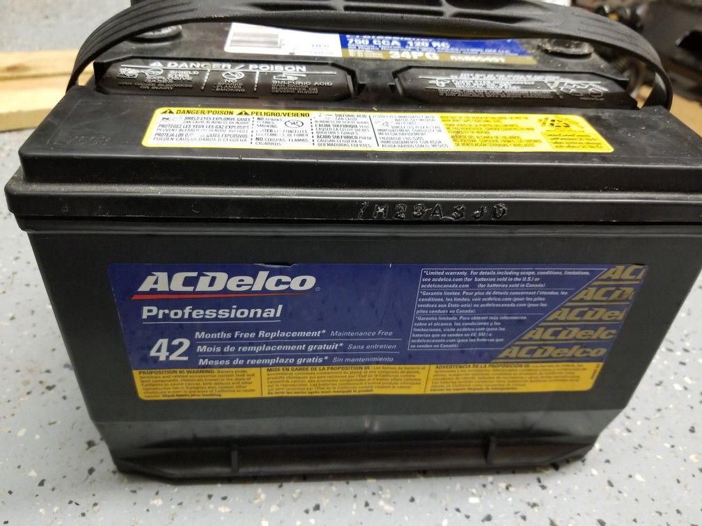 34PG Series A/C Delco battery top post