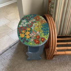 Table Hand Painted