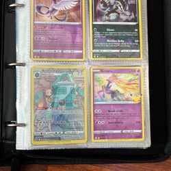 Pokémon binders- many Vmax’s, V’s, Vstar’s/shinys