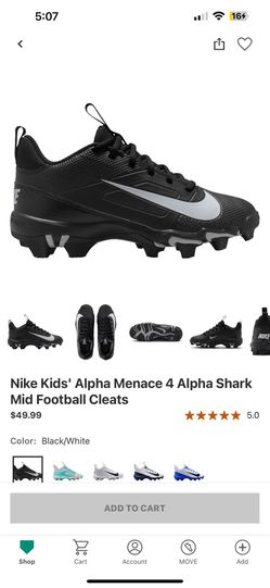 Kids Nike Alpha Cleats 1y