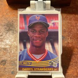 Donruss’84 Darryl Strawberry of Mets 