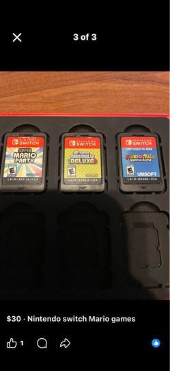 Nintendo switch Mario games