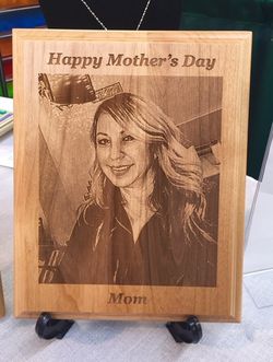 8x10 Personalized Engraved Wood Plaque for Mother’s Day!!