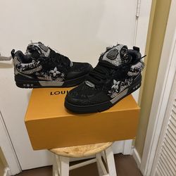 Louis Vuitton LV Skate Black Swarovski size 10