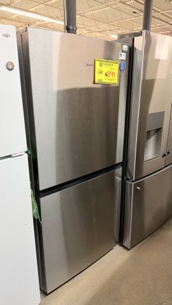 MISDEA STAINLESS STEEL REFRIGERATOR WITH WARRANTY