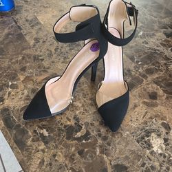 Forever Black High hills Shoes