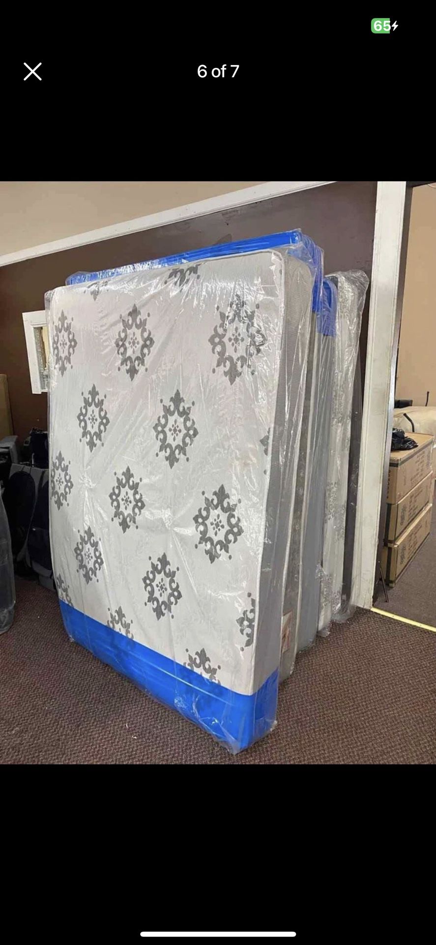 New queen Mattress & Box spring Available On All Sizes! We Deliver!
