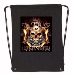 2nd Amendment Drawstring Bookbag