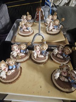 Clay Nativity 100. Hand ✋️ Made