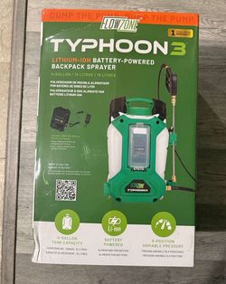 Flow zone Typhoon 3-4 Gallon Battery Powered Backpack Sprayer
