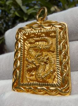 24k Pure Gold Pendant