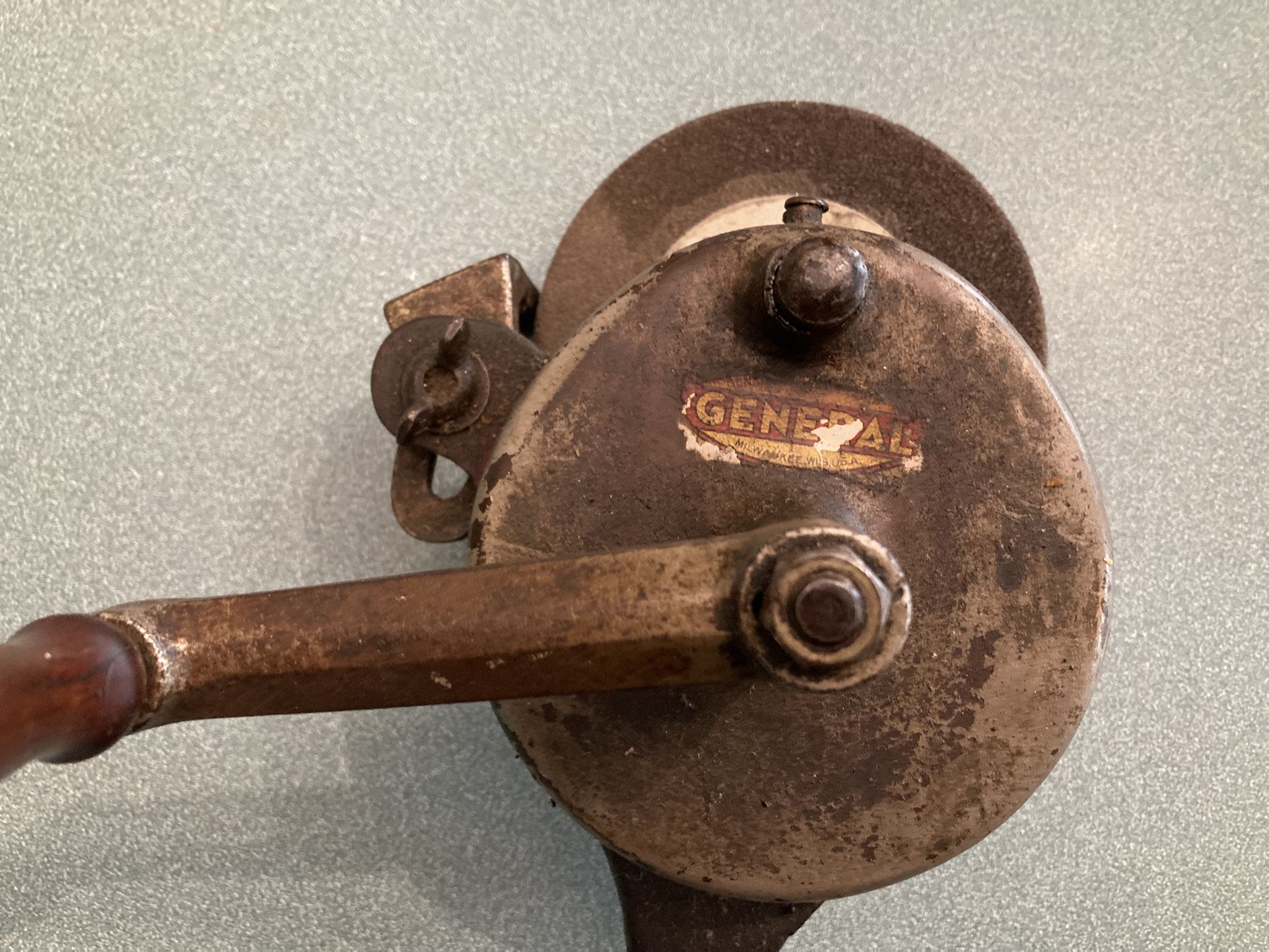 Vintage Bench Mount Grinder
