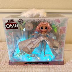 LOL Surprise Winter Disco 2019 OMG Collector Edition Crystal Star Fashion Doll