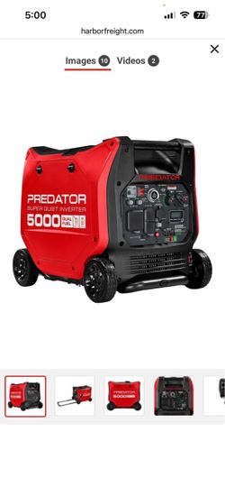 Predator 5000 super quiet inverter generator