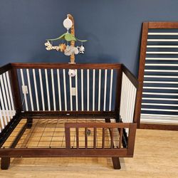 Babyletto Hudson Espresso/ White 3-in-1 Convertible Crib

