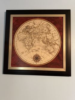 Beautiful Framed Map