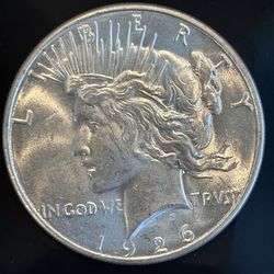 1926-S Peace Silver Dollar Better Date San Francisco $1 Coin